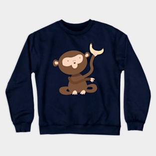 Funky Monkey Crewneck Sweatshirt